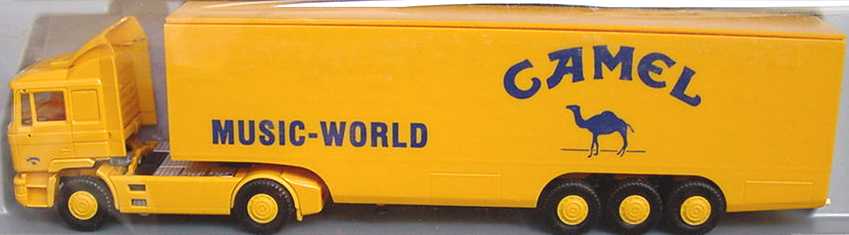 Foto 1:87 MAN F90 Fv Cv KoSzg Cv 2/3 Camel Music-World herpa 181235