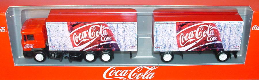 Foto 1:87 MAN F90 GetränkeKoHgz 3/2 Coca-Cola, Coke (Motiv Eiswasser) Albedo 400123