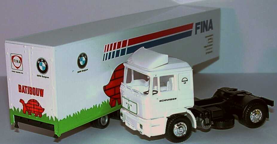 Foto 1:87 MAN F90 JuKoSzg 2/2 Schnitzer, Fina Motorsport herpa 181891