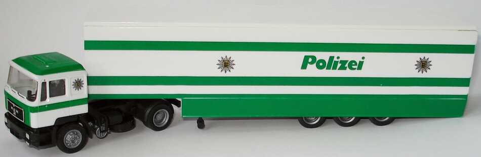 Foto 1:87 MAN F90 JuKoSzg 2/3 Polizei Albedo 800047