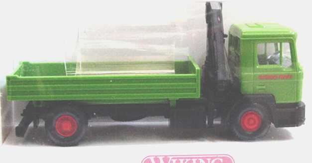 Foto 1:87 MAN F90 (K) 2a Kipper mit Ladekran Wimo Bau Wiking 6750226