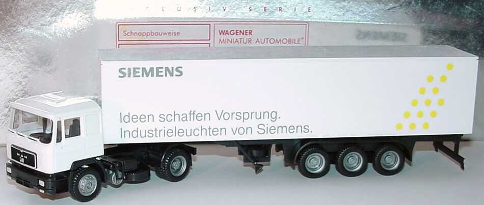 Foto 1:87 MAN F90 KoSzg 2/3 Siemens - Ideen schaffen Vorsprung -  Industrieleuchten von Siemens herpa