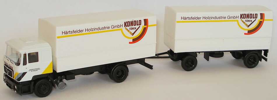 Foto 1:87 MAN F90 PPHgz 2/2 Härtsfelder Holzindustrie GmbH, Konold Türen Albedo
