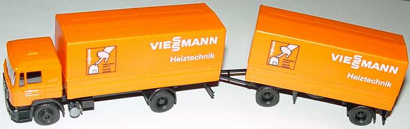 Foto 1:87 MAN F90 PPHgz 2/2 Viessmann Heiztechnik herpa