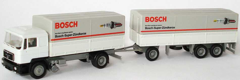 Foto 1:87 MAN F90 PPHgz 2/3 Bosch, Bosch-Super-Zündkerzen herpa 859142