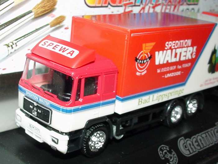 Foto 1:87 MAN F90 TanKoHgz 3/2 Spedition Walter KG, Bad Lippspringe herpa 173605