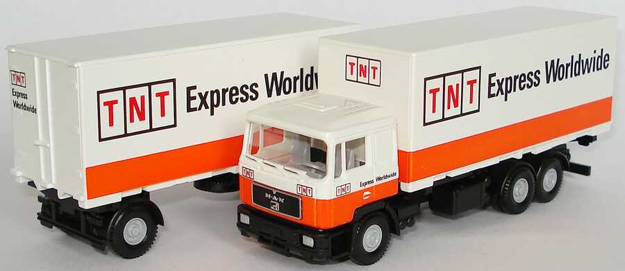 Foto 1:87 MAN F90 WKoHgz 3/2 TNT Express Worldwide Wiking 57401