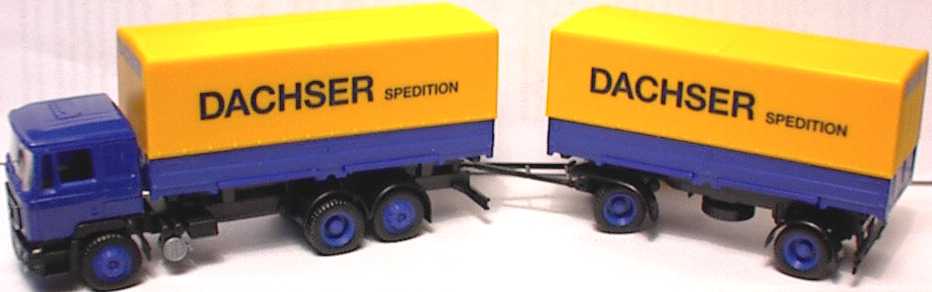 Foto 1:87 MAN F90 WPPHgz 3/2 Dachser Spedition herpa 140560
