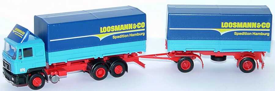 Foto 1:87 MAN F90 WPPHgz 3/2 Loosmann & Co. Spedition Hamburg Albedo