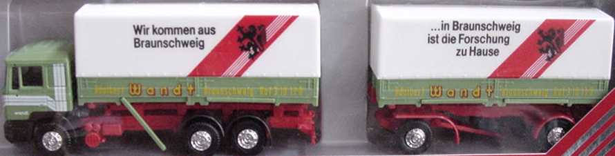 Foto 1:87 MAN F90 WPPHgz 3/2 Wandt, Wir kommen aus Braunschweig herpa 859010