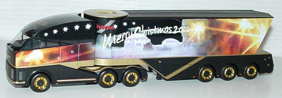 Foto 1:87 MAN Fulda-Truck Showbühnen-Szg 3/3 Weihnachten, Merry Christmas 2002 herpa 148061