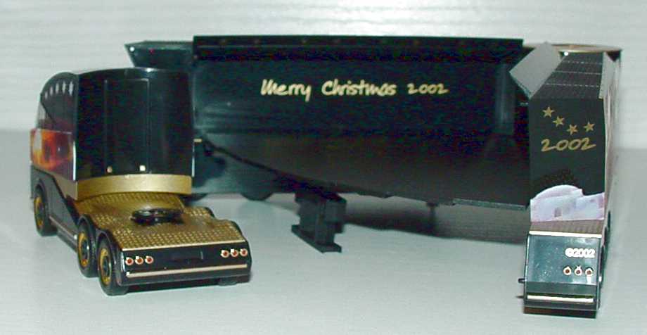 Foto 1:87 MAN Fulda-Truck Showbühnen-Szg 3/3 Weihnachten, Merry Christmas 2002 herpa 148061