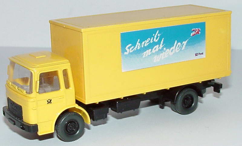 Foto 1:87 MAN (K) 2a Ko-LKW Post, Schreib mal wieder Wiking