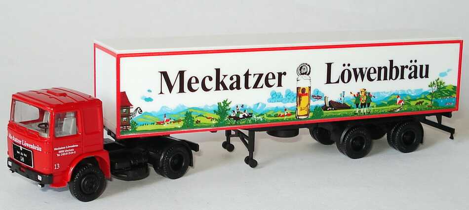 Foto 1:87 MAN KoSzg 2/2 Meckatzer Löwenbräu (Seibert Sondermodell) Albedo