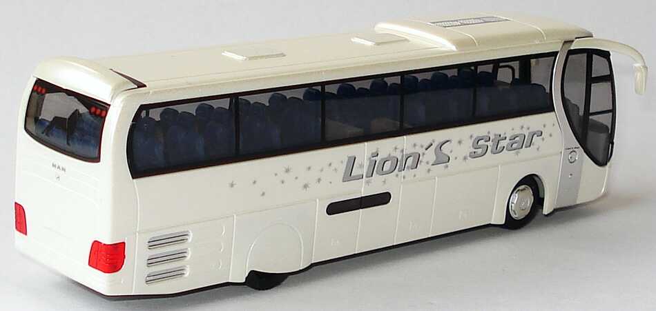 Foto 1:87 MAN Lion´s Coach Lion´s Star perlmuttweiß-met. Werbemodell Rietze 09.38069-0214