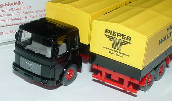 Foto 1:87 MAN PPHgz 2/3 Walter Pieper KG, Internationale Spedition, 4920 Lemgo Wiking 421