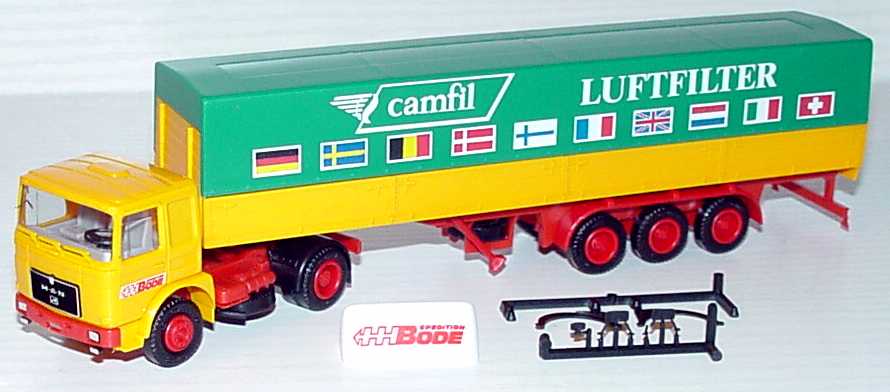 Foto 1:87 MAN PPSzg 2/3 Spedition Bode, Camfil Luftfilter Albedo