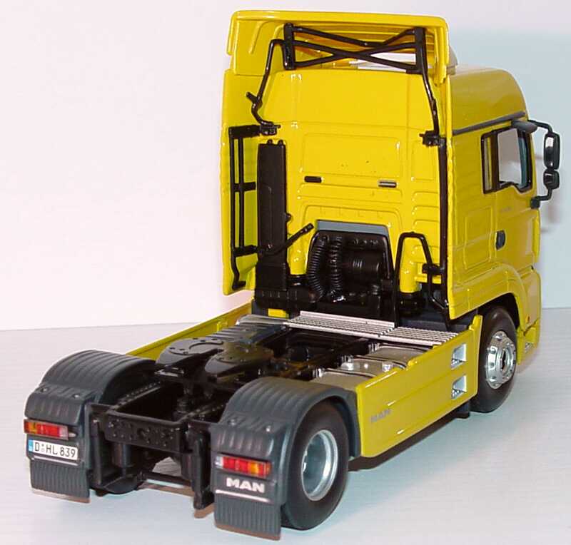 Foto 1:43 MAN TG-A LX Fv Cv KoSzg 2/3 DHL Minichamps 499070190