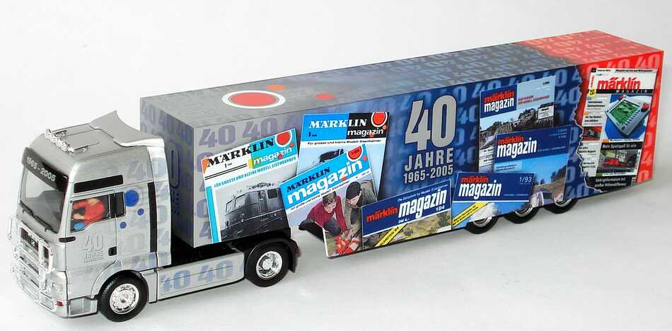 1:87 MAN TG-A XXL Fv Cv Safeliner-KoSzg Cv 2/3 "40 Jahre Mrklin-Magazin 1965 - 2005" 