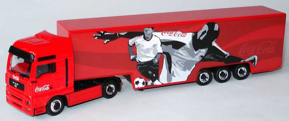 Foto 1:87 MAN TG-A XXL Fv Cv KoSzg Cv 2/3 Coca-Cola (Design Fußballspieler) Magic LC26002