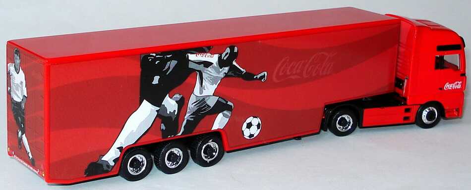 Foto 1:87 MAN TG-A XXL Fv Cv KoSzg Cv 2/3 Coca-Cola (Design Fußballspieler) Magic LC26002