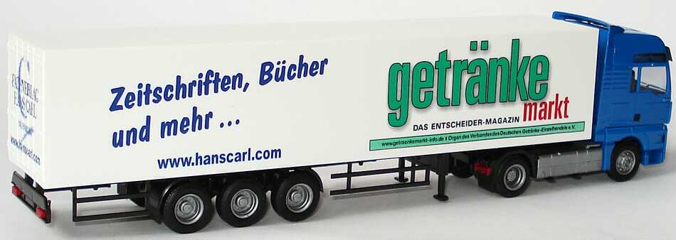 Foto 1:87 MAN TG-A XXL Fv KoSzg 2/3 Brauwelt, getränkemarkt AMW/AWM 52825