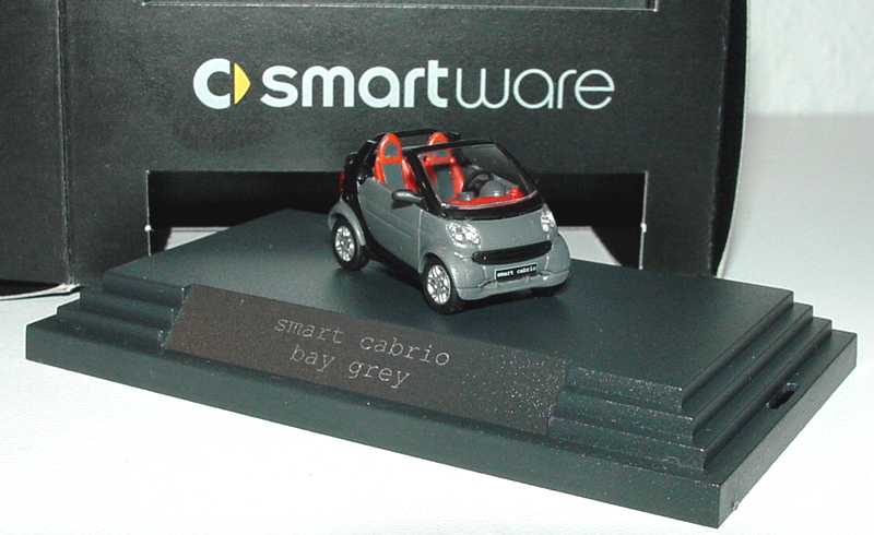 Foto 1:87 MCC Smart Cabrio bay-greymet./silber-met. Werbemodell Busch 0012447V001C53Q00