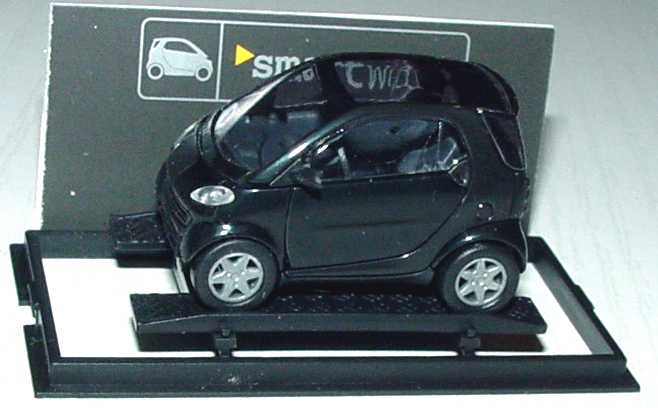 Foto 1:87 MCC Smart City-Coupé schwarz/schwarz Werbemodell Busch 0013097V001000000