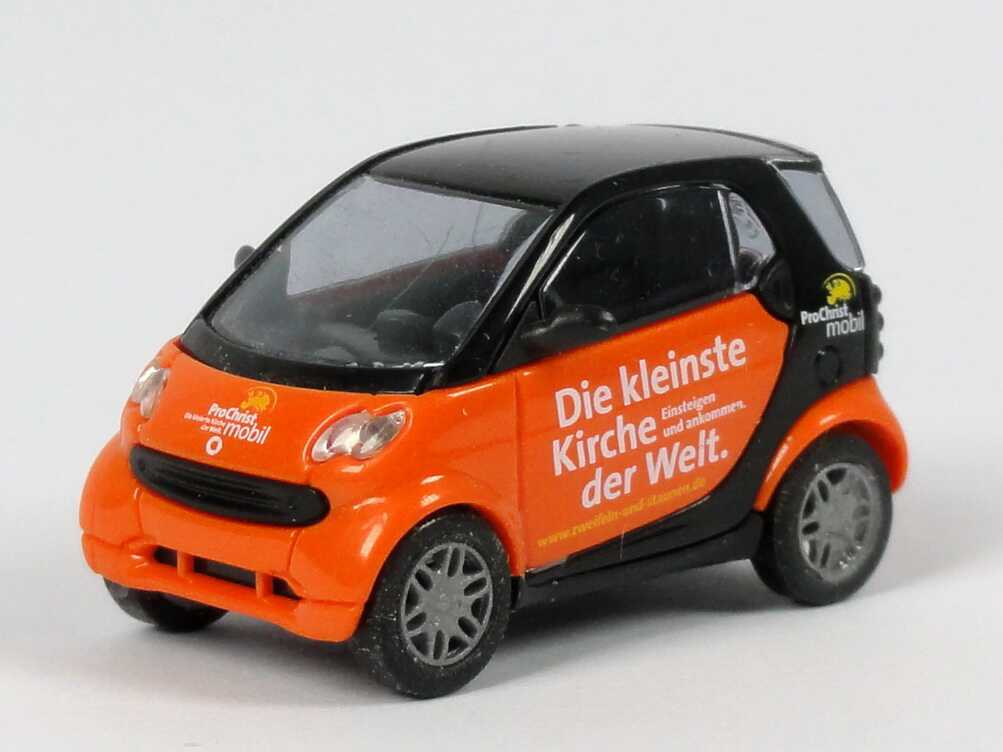 Foto 1:87 MCC Smart Fortwo ProChrist, Die kleinste Kirche der Welt. Busch 48963