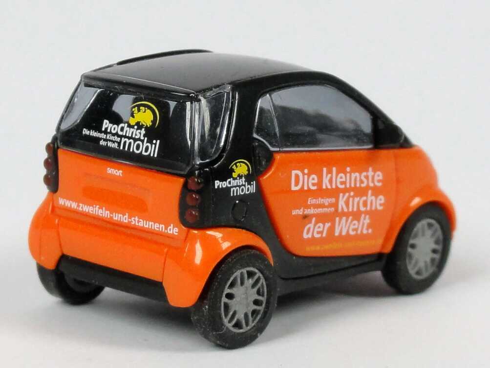 Foto 1:87 MCC Smart Fortwo ProChrist, Die kleinste Kirche der Welt. Busch 48963