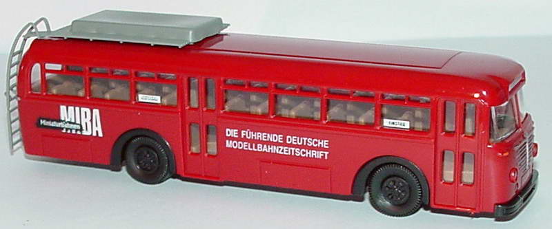 Foto 1:87 MIBA auf Achse - Edition 2001 (VW T1B Kasten, Magirus Mercur 2A PP-LKW, Büssing 6500 T Überlandbus) Brekina 16284109