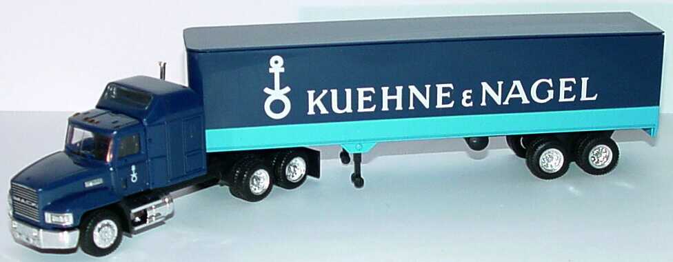 Foto 1:87 Mack CH600 Sleeper KoSzg 3/2 Kuehne & Nagel herpa 140737/873000