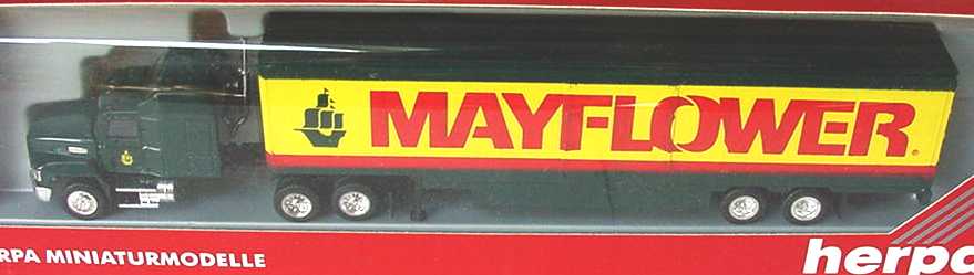 Foto 1:87 Mack CH600 Sleeper KoSzg 3/2 Mayflower herpa 141406