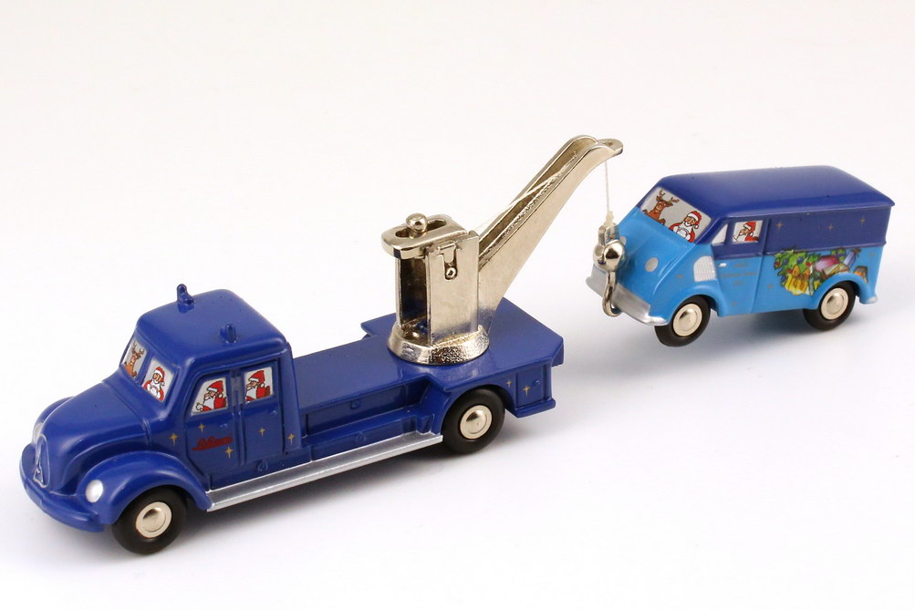 Foto 1:87 Magirus Deutz Abschleppwagen und DKW Schnellaster Christmas Special 2001 Weihnachts-Edition 2001 - Schuco Piccolo 05205