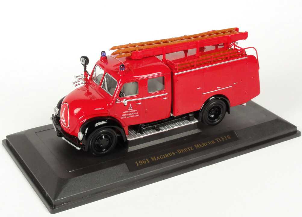 Foto 1:43 Magirus Mercur Rundhauber TLF 16 (1961) Werksfeuerwehr KHD, Werk Magirus Ulm Yat Ming 43010