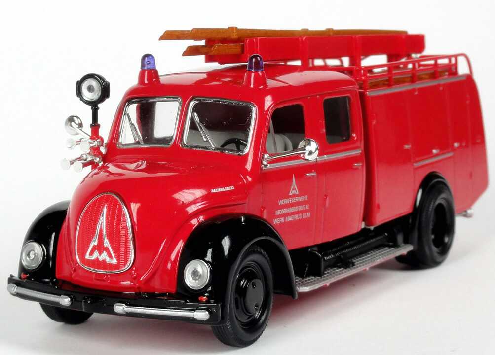 Foto 1:43 Magirus Mercur Rundhauber TLF 16 (1961) Werksfeuerwehr KHD, Werk Magirus Ulm Yat Ming 43010