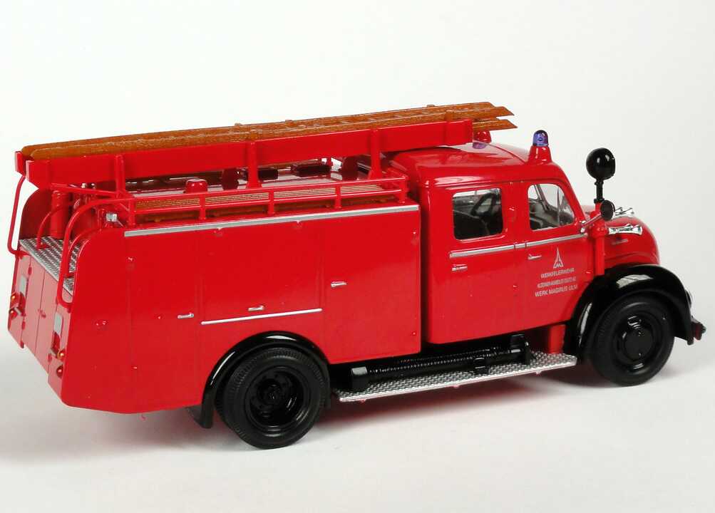 Foto 1:43 Magirus Mercur Rundhauber TLF 16 (1961) Werksfeuerwehr KHD, Werk Magirus Ulm Yat Ming 43010