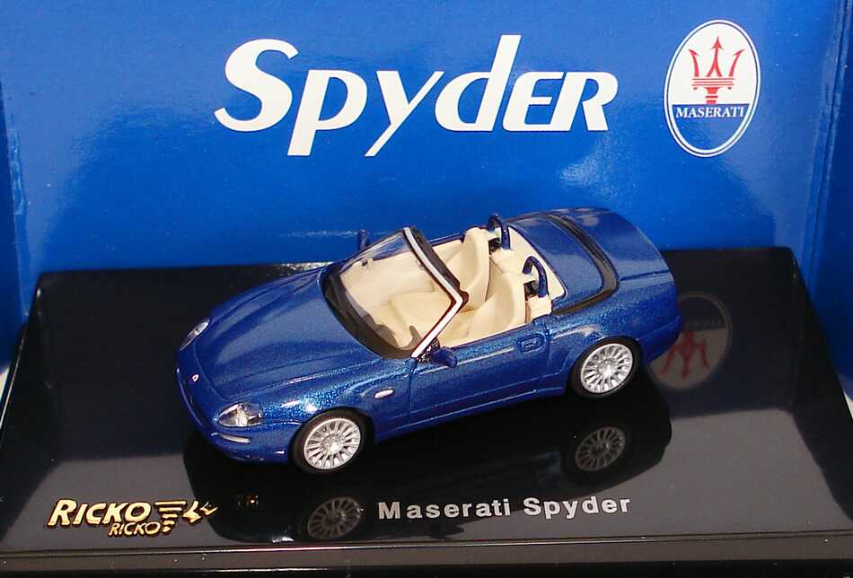 Foto 1:87 Maserati Spyder blau-met. Ricko 38807