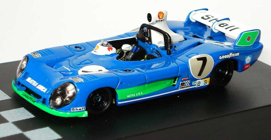 Foto 1:87 Matra Simca MS 670B 24h von Le Mans 1974 Shell Nr.7, H. Pescarolo / G- Larrousse (Sieger) Spark 87LM74
