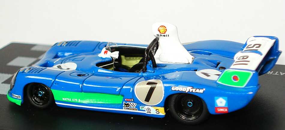 Foto 1:87 Matra Simca MS 670B 24h von Le Mans 1974 Shell Nr.7, H. Pescarolo / G- Larrousse (Sieger) Spark 87LM74