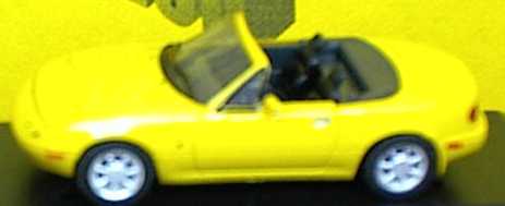 Foto 1:87 Mazda MX 5 gelb herpa 100601