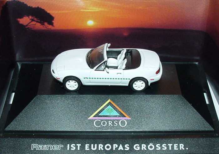 1:87 Herpa Somo PC Box Mazda MX-5 weiss Rainer/Corso neuw./ovp 