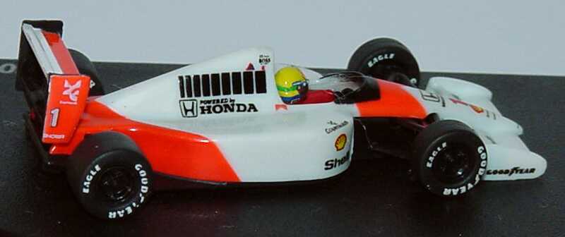 Foto 1:87 McLaren Honda MP4/6 Formel 1 1991 Nr.1, A. Senna Minichamps 530918701