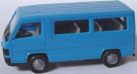 Foto 1:87 Mercedes-Benz 100D Bus blau (Spiegel fehlen) herpa 040921