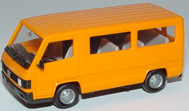 Foto 1:87 Mercedes-Benz 100D Bus orange(Spiegel montiert) herpa 040921