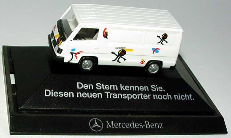 Foto 1:87 Mercedes-Benz 100D II Kasten Den Stern kennen Sie. Diesen neuen Transporter noch nicht Werbemodell herpa Q3760064