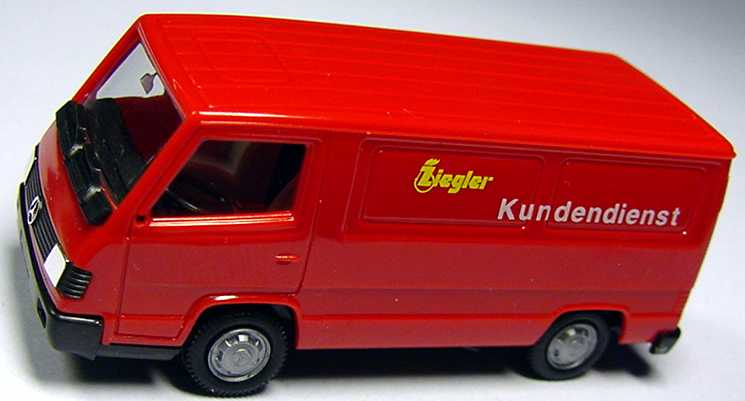 Foto 1:87 Mercedes-Benz 100D II Kasten Ziegler Kundendienst herpa 185714