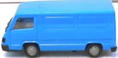 Foto 1:87 Mercedes-Benz 100D II Kasten blau (oV, ohne Spiegel) herpa 041393