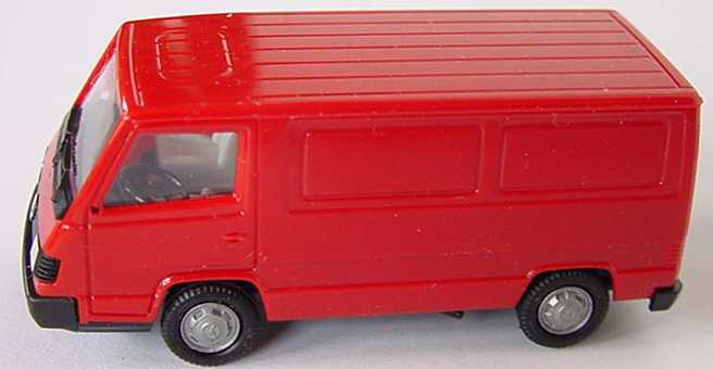 Foto 1:87 Mercedes-Benz 100D II Kasten rot herpa 041393