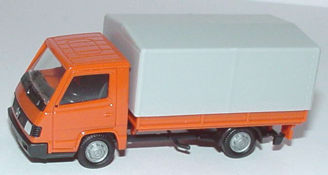 Foto 1:87 Mercedes-Benz 100D II PP rotorange herpa 041744